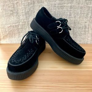 *SOLD* T.U.K Creepers in Black Suede